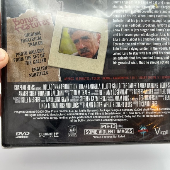 5314-PTT The Caller by Richard Ledes: New Unopened Package 2008 Approx 95 Min. - Picture 6 of 8